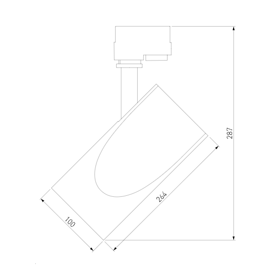 Светильник трековый Vista Белый 32W 4200K (LTB16) Elektrostandard